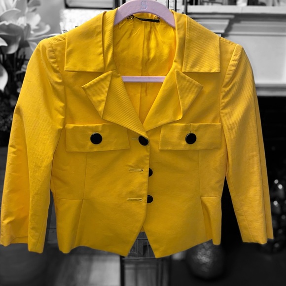 Gucci Marigold Cropped Spring Jacket - Picture 1 of 3